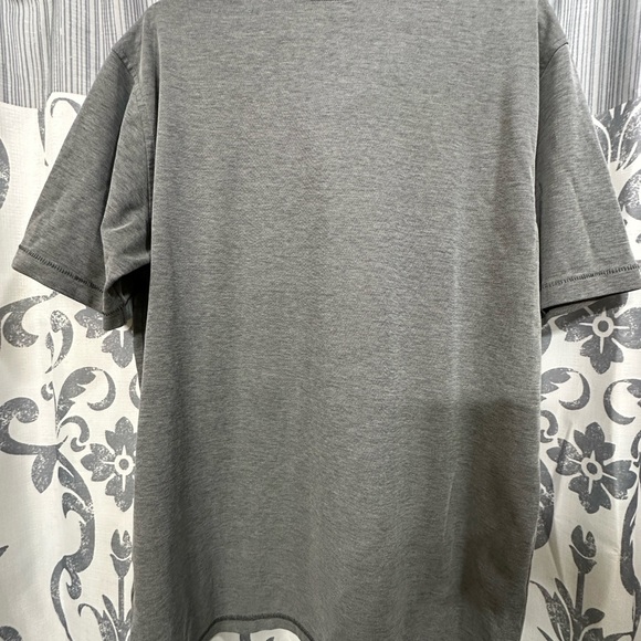 EUC Linksoul Tour Logo Delray Men's Gray Golf‎ Polo Shirt Size L - Picture 4 of 4